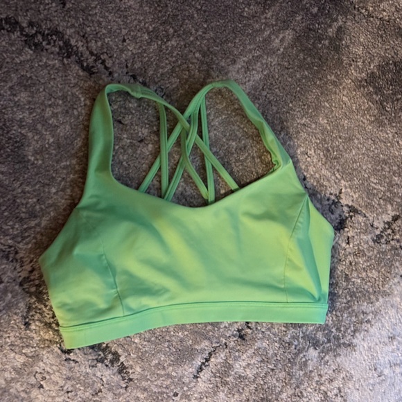 Lululemon Athletica Light Green Sports Bra - Picture 7 of 10